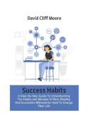 Success Habits di Moore David Cliff Moore edito da Floarea Constantin