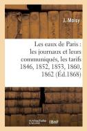 Les Eaux de Paris di Moisy-J edito da Hachette Livre - Bnf