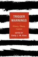 Trigger Warnings edito da Rowman & Littlefield