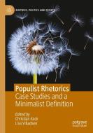 Populist Rhetorics edito da Springer International Publishing