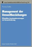 Management der Umweltbeziehungen edito da Gabler Verlag