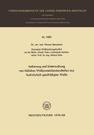 Isolierung und Untersuchung von löslichen Wollproteinbestandteilen aus hydrolytisch geschädigter Wolle di Hanno Baumann edito da Vieweg+Teubner Verlag