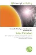 Solar Variation edito da Alphascript Publishing