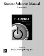 Student Solutions Manual for Prealgebra with P.O.W.E.R. Learning di Sherri Messersmith, Lawrence Perez edito da MCGRAW HILL BOOK CO