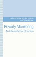 Poverty Monitoring: An International Concern di Rolph Hoeven, Richard Anker edito da Palgrave Macmillan