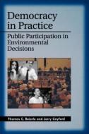 Democracy in Practice di Thomas C. Beierle, Jerry Cayford edito da Taylor & Francis Inc