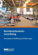Betriebssicherheitsverordnung di Hans-Peter Raths, Helmut A. Klein edito da ecomed