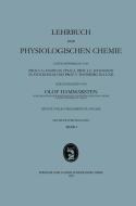 Lehrbuch der Physiologischen Chemie di Olof Hammarsten edito da J.F. Bergmann-Verlag