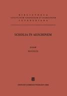 Scholia In Aeschinem edito da Vieweg+teubner Verlag