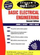 Schaum's Outline Of Basic Electrical Engineering di Jimmie J. Cathey, Syed A. Nasar edito da Mcgraw-hill Education - Europe