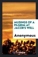 Musings of a Pilgrim at Jacob's Well di Anonymous edito da LIGHTNING SOURCE INC