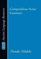 Compendious Syriac Grammar di Theodor Noeldeke edito da Wipf and Stock