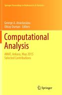 Computational Analysis edito da Springer International Publishing