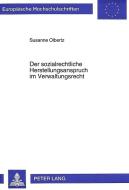 Der sozialrechtliche Herstellungsanspruch im Verwaltungsrecht di Susanne Olbertz edito da Lang, Peter GmbH