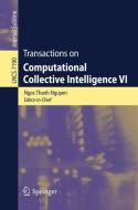 Transactions on Computational Collective Intelligence VI edito da Springer Berlin Heidelberg