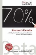 Simpson's Paradox edito da Betascript Publishing