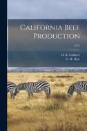 California Beef Production; E131 edito da LIGHTNING SOURCE INC