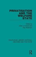 Privatisation And The Welfare State edito da Taylor & Francis Ltd