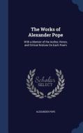 The Works Of Alexander Pope di Alexander Pope edito da Sagwan Press