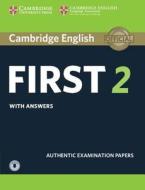 Cambridge English First 2 Student's Book With Answers And Audio di Cambridge English Language Assessment edito da Cambridge University Press