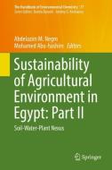 Sustainability of Agricultural Environment in Egypt: Part II edito da Springer-Verlag GmbH