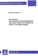 Das System der Rückerstattungstatbestände nach dem Gesetz zur Regelung offener Vermögensfragen di Benjamin Diekmann edito da Lang, Peter GmbH