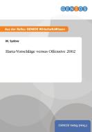 Hartz-Vorschläge versus Offensive 2002 di M. Sydow edito da GBI-Genios Verlag