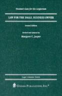 Law for the Small Business Owner di Margaret C. Jasper edito da Oxford University Press, USA