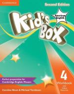 Kid\'s Box American English Level 4 Workbook With Online Resources di Caroline Nixon, Michael Tomlinson edito da Cambridge University Press