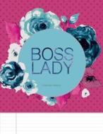Boss Lady. Composition Notebook: Pink and Teal Watercolor Flowers College Ruled Notebook 8.5 X 11 di Mango House Publishing edito da Createspace Independent Publishing Platform