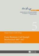 Franz Brentano-Carl Stumpf: Briefwechsel 1867-1917 edito da Lang, Peter GmbH