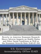 Poverty In America edito da Bibliogov