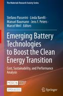 Emerging Battery Technologies to Boost the Clean Energy Transition edito da Springer International Publishing
