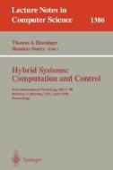 Hybrid Systems: Computation and Control di T. A. Henzinger edito da Springer Berlin Heidelberg