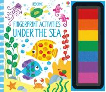 Fingerprint Activities Under the Sea di Fiona Watt edito da Usborne Publishing Ltd