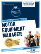 Motor Equipment Manager di National Learning Corporation edito da National Learning Corp