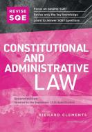 Revise SQE Constitutional And Administrative Law di Richard Clements edito da Fink Publishing Ltd