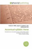 Accentual-syllabic Verse edito da Betascript Publishing