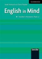 English in Mind 2 Teacher's Resource Pack Italian Edition di Sarah Ackroyd, Claire Thacker edito da CAMBRIDGE