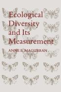 Ecological Diversity and Its Measurement di Anne E. Magurran edito da Springer Netherlands
