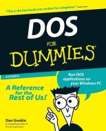DOS for Dummies di Dan Gookin edito da HUNGRY MINDS TRADE CO