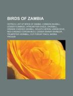 Birds of Zambia di Books Llc edito da Books LLC, Reference Series