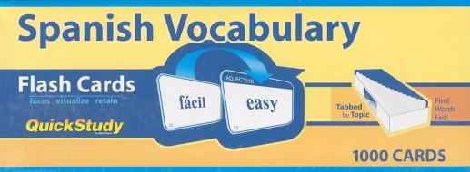 Spanish Vocabulary Flash Cards edito da Barcharts