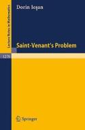 Saint-Venant's Problem di Dorin Iesan edito da Springer Berlin Heidelberg