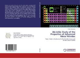 Ab-initio Study of the Properties of Advanced Metal Nitrides di Esther Orisakwe edito da LAP Lambert Academic Publishing