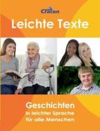 Leichte Texte di Florian Buchholz, Sabine Dressler, Mena Amann edito da Books On Demand