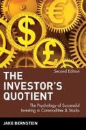 The Investor′s Quotient di Jake Bernstein edito da John Wiley & Sons