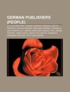 German Publishers People : Julius Strei di Books Llc edito da Books LLC, Wiki Series