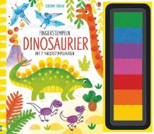 Fingerstempeln: Dinosaurier di Fiona Watt edito da Usborne Verlag