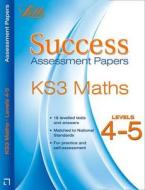Maths Levels 4-5 di Bob Hartman edito da Letts Educational